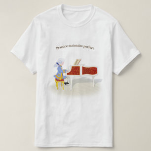 Camiseta La práctica mantiene la reproducción perfecta de