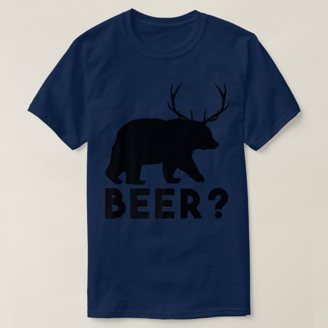 Camiseta La pregunta de la cerveza Mark Bear  (Diseño del anverso)