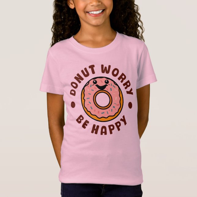 Camiseta La preocupación de Donut es feliz (Anverso)