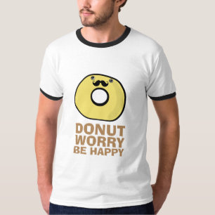 Camiseta La preocupación del buñuelo sea feliz