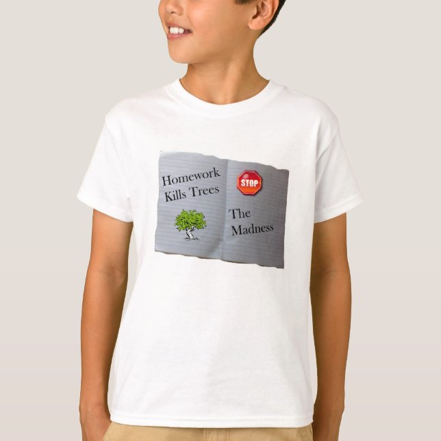 Camiseta La preparación mata a árboles (Anverso)
