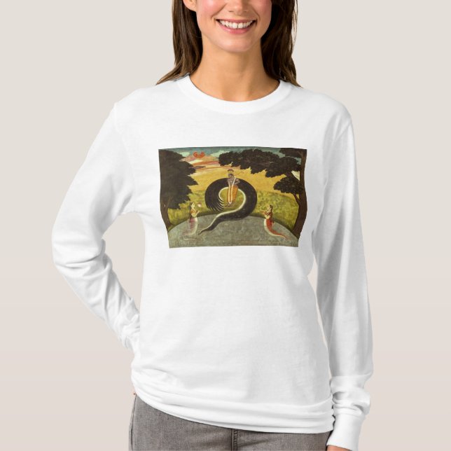 Camiseta La presentación de Kaliya, Basohli, Pahari (Anverso)