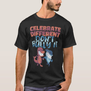 Camiseta La prevención de la intimidación celebra lo difere