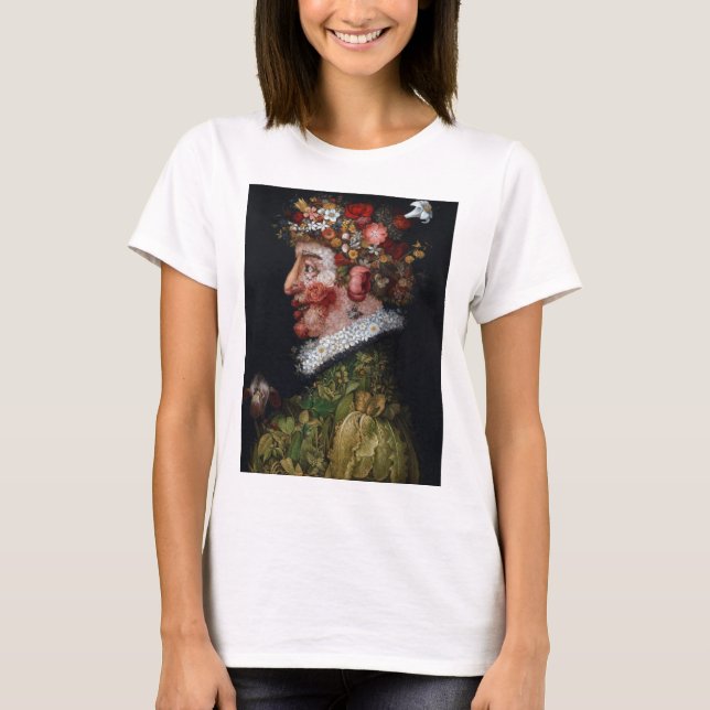 Camiseta La primavera, Arcimboldo (Anverso)