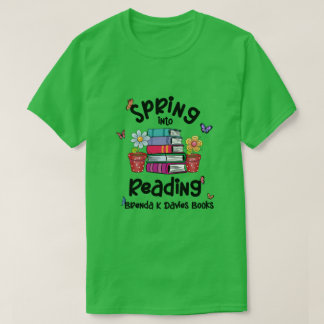 Camiseta La primavera en la lectura de los libros de Brenda