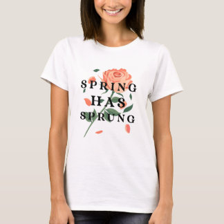 Camiseta La primavera tiene primavera - Flor Naranja