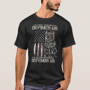 Camiseta La primera enmienda nos define la bandera estadoun