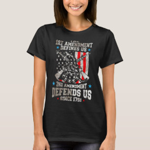 Camiseta La Primera Enmienda Nos Define La Segunda Defensa