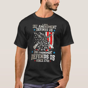 Camiseta La Primera Enmienda Nos Define La Segunda Defensa 