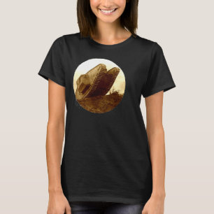 Camiseta La Primera Guerra Mundial Marrón Tank Caterpillar 