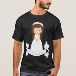 Camiseta La primera hija de Brunette para niños de mi comun