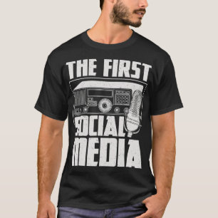 Camiseta La primera radio aficionada a los medios de comuni