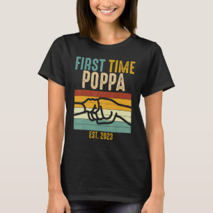 Camiseta La Primera Vez Que Poppa Est 2023 Fist Bump Promov