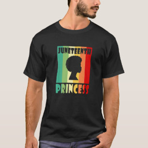 Camiseta La princesa de junio celebra la libertad negra en 