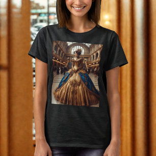 Camiseta La princesa de oro Steampunk Victorian Industrial