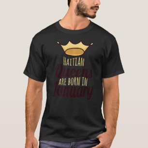 Camiseta La princesa haitiana haitiana Ayiti Queens nació e