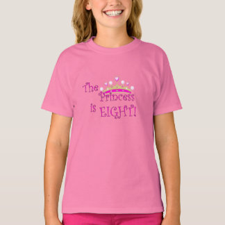 Camiseta La princesa tiene 8 años