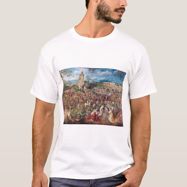 Camiseta La procesión al calvario, Pieter Bruegel (Anverso)