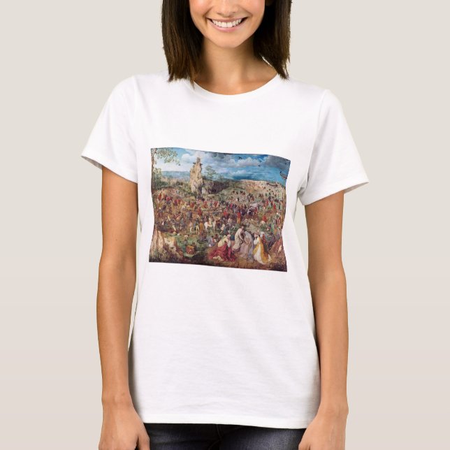 Camiseta La procesión al calvario, Pieter Bruegel (Anverso)
