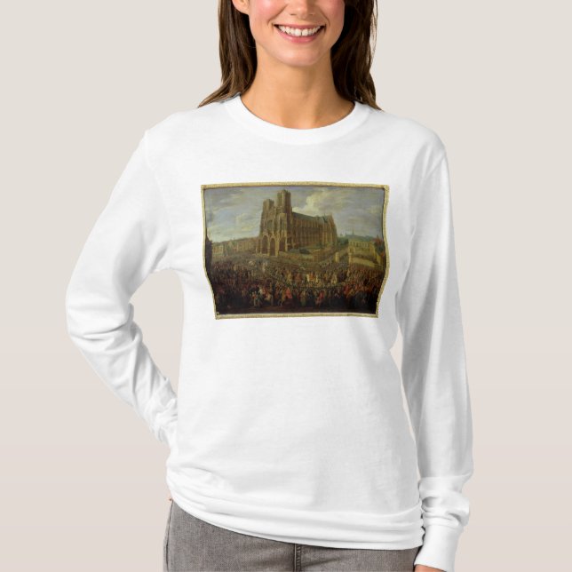 Camiseta La procesión de rey Louis XV (Anverso)
