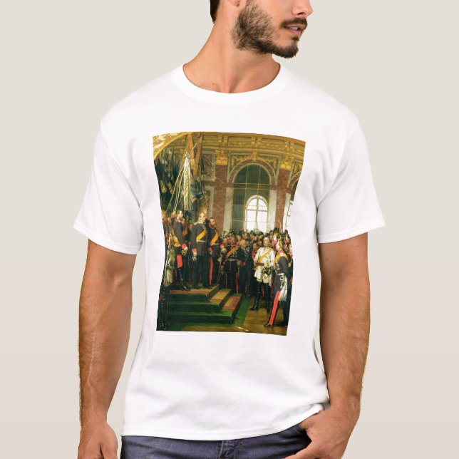 Camiseta La proclamación de Wilhelm como Kaiser (Anverso)