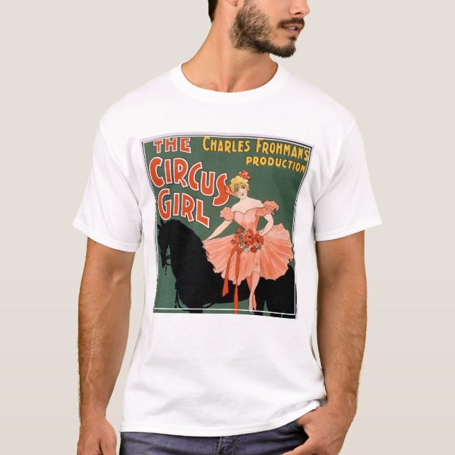 Camiseta La producción de Charles Frohman, el Chica del cir (Anverso)
