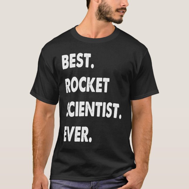 Camiseta La profesión de científico de cohetes mejor cientí (Anverso)