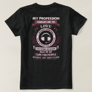 Camiseta La profesión de Dispatcher enseñó esto