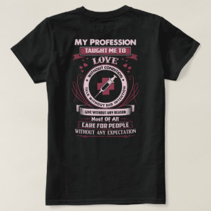 Camiseta La profesión flebotomática enseñó esto