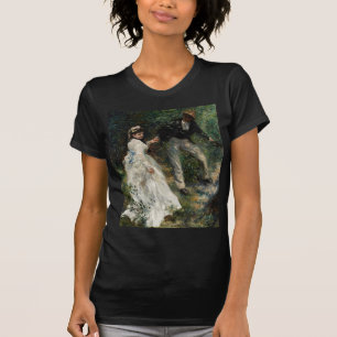 Camiseta La Promenade Renoir Pareja Caminar Arte de pintura