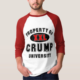 Camiseta La propiedad de Crump la universidad