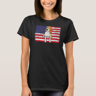 Camiseta La Propietaria De Perro De Doggie Usa Beagle Usa B