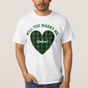 Camiseta La propuesta de matrimonio personalizada el  