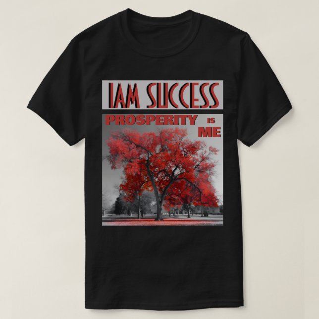 CAMISETA LA PROSPERIDAD SOY YO (Diseño del anverso)