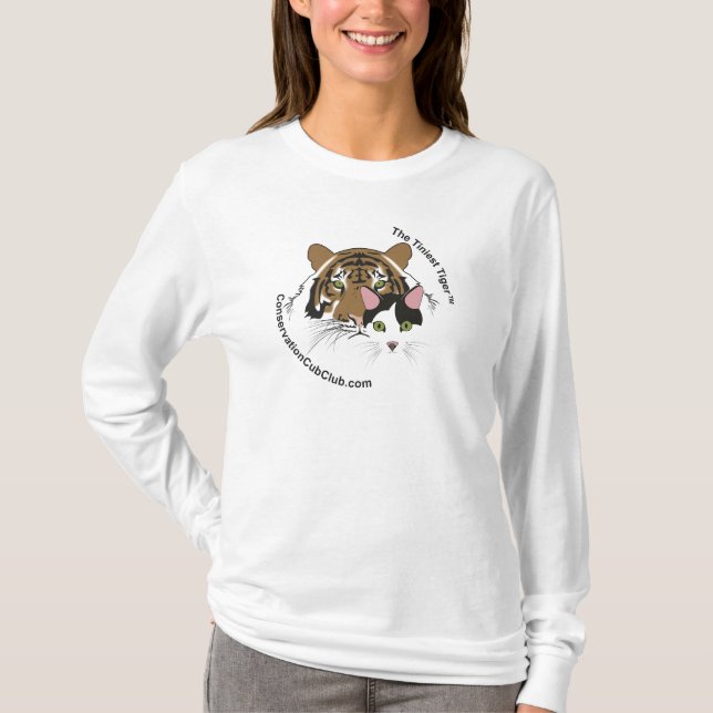 Camiseta La protección Cub del tigre más minúsculo aporrea (Anverso)