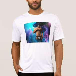 Camiseta La protuberancia de ropa interior de hombre muscul