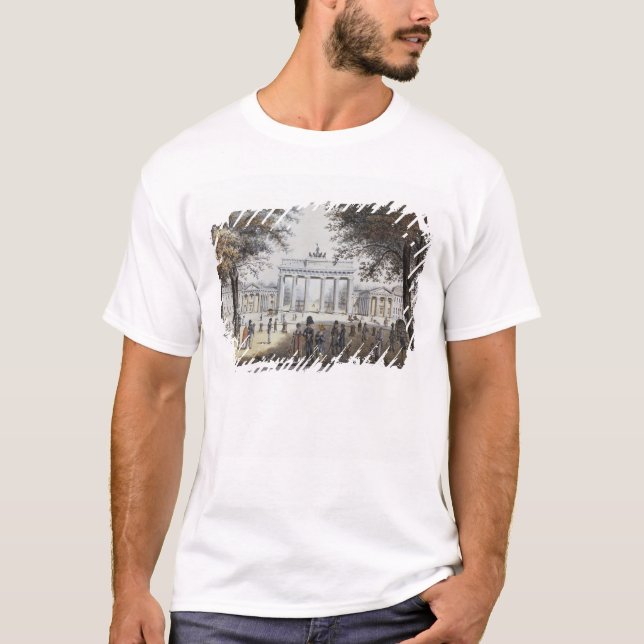 Camiseta La puerta de Brandeburgo, Berlín (Anverso)