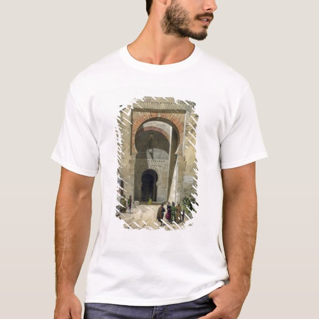 Camiseta La puerta de la justicia, entrada a Alhambra, Gra (Anverso)