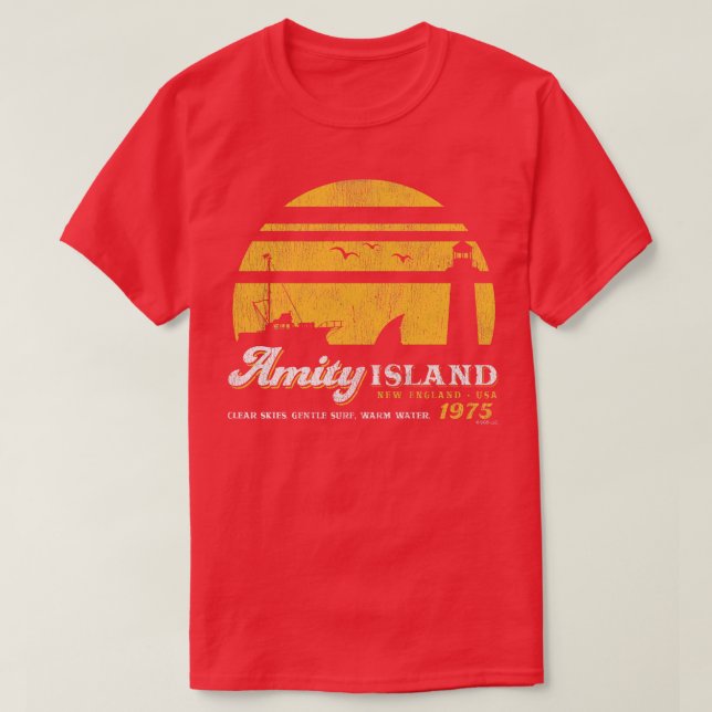 Camiseta La puesta de sol de la isla de la Amistad acabó co (Diseño del anverso)