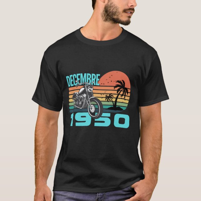 Camiseta La puesta de sol de la motocicleta de regalo de lo (Anverso)