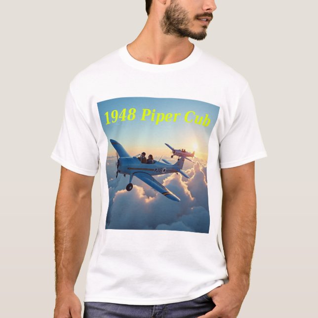 Camiseta La puesta de sol voladora hace 77 años (Anverso)