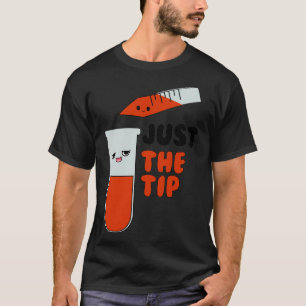 Camiseta La punta de la pipeta de ciencias del laboratorio