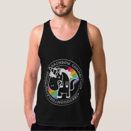 Camiseta La punta del tanque de conexión arcoiris