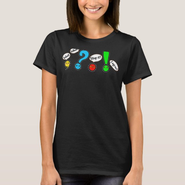 Camiseta La puntuación de gramática: profesor de inglés esp (Anverso)