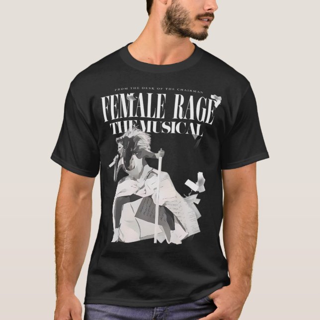 Camiseta La rabia de las mujeres en lo musical (Anverso)