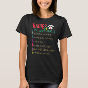 Camiseta La rabia es la prevención de la toma de conciencia