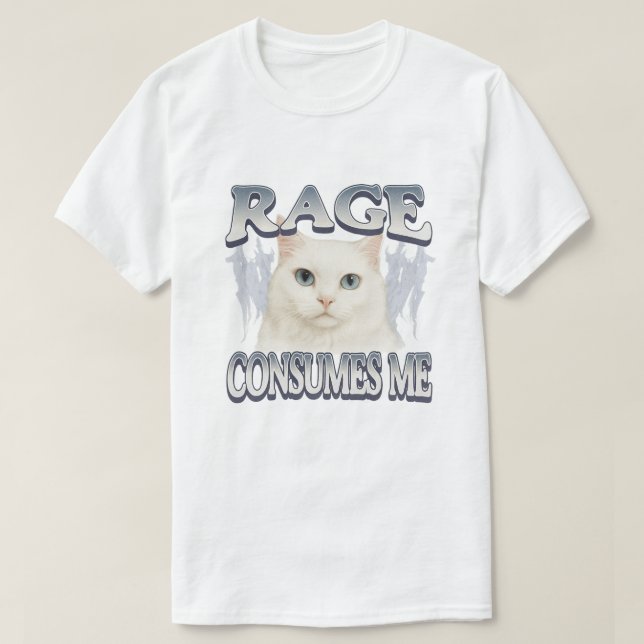 Camiseta la rabia me consume (Diseño del anverso)