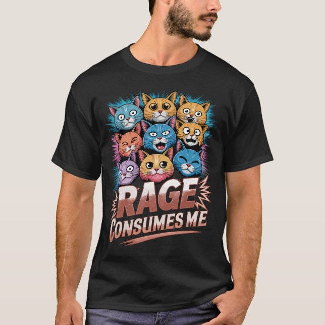 Camiseta La rabia me consume - Gracioso regalo de amante de (Anverso)