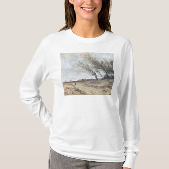 Camiseta La ráfaga del viento, c.1865-70 (Anverso)
