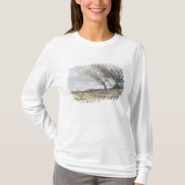 Camiseta La ráfaga del viento, c.1865-70 (Anverso)
